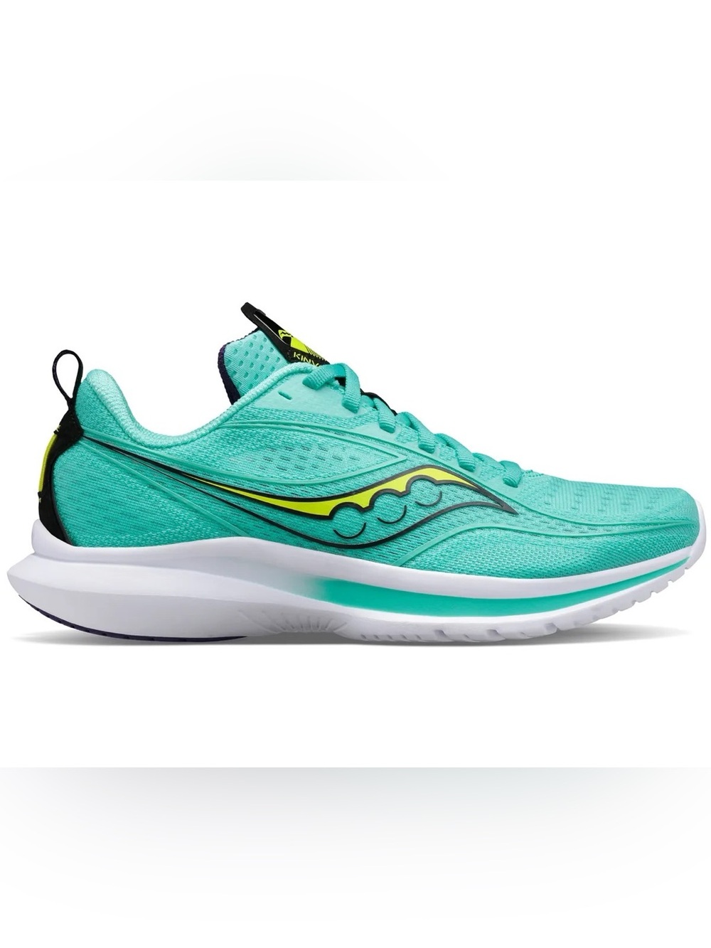 Saucony Women's Kinvara 13 Running Shoe in Cool Mint/Acid